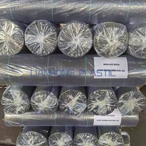 2x200m PP woven weed mat 
